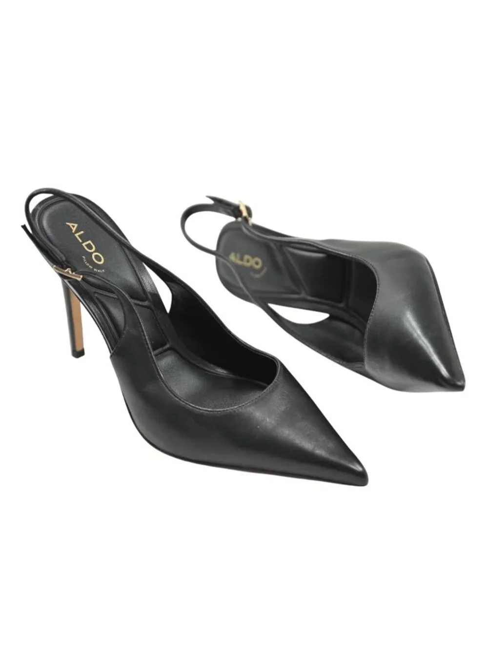 Aldo Stessysling Slingback Heel in Other Black